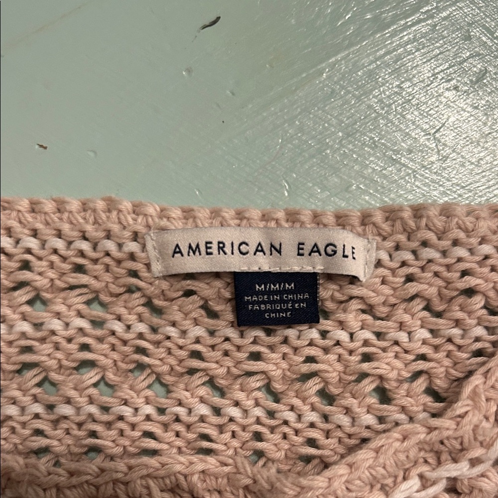 American Eagle Outfitters Women's Cream Knit Sweater - Picture 2 of 2